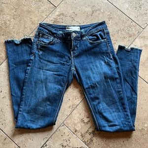 RSQ jeans Melrose cuff ankle size 3. Soft blue denim jeans from Tillys
